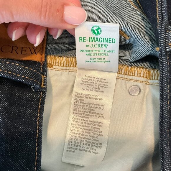 J. Crew Skinny Flare Jeans Rinse Wash Blue High Waist Size 29 Denim Pants - Picture 9 of 11